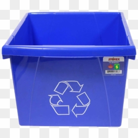 Blue Recycle Bin Transparent Background - Recycling Bin Photo Transparent Background, HD Png Download - bin png