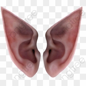 Elf Clipart Blue - Elf Ears Transparent Background, HD Png Download - ear clipart png