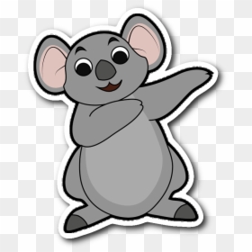 Koala Bear Sticker For Car Bumper, Dabbing Animal Lover - Mouse Dabbing Clip Art, HD Png Download - koala bear png