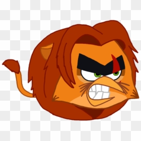Angry Birds The Simba Scar S Spirit - Angry Birds Lion King, HD Png Download - angry birds red png