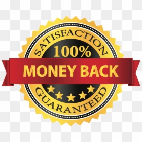Money Back Guarantee Badge Vector, HD Png Download - 100 guarantee png
