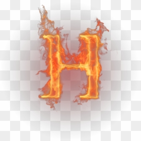 Английский Алфавит, Огненная Буква H, Огонь, Пламя, - Lion, HD Png Download - fire letters png