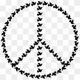 Peace Dove Sign Symbol Bird Png Image - Simbolo De La Paz Con Palomas, Transparent Png - dove bird png