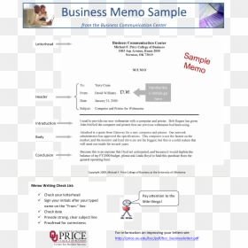 Business Communication Memo Format Main Image - Working On Computer, HD Png Download - memo png