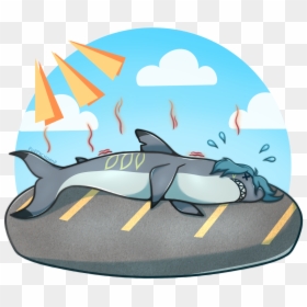 Great White Shark, HD Png Download - shark bite png