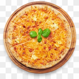Margherita Pizza Transparent, HD Png Download - pizza png images