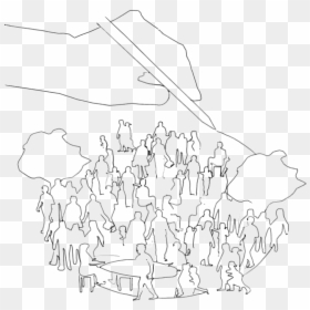 Drawing Community Together - Sketch, HD Png Download - png drawings