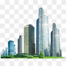 Transparent City Buildings Png - High Rise Building Png, Png Download - tall building png