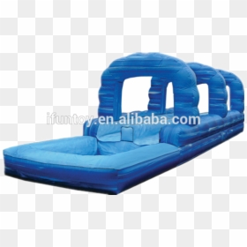 High Quality Aqua Tunnel Inflatable Water Slides/cheap - Tapis De Glisse Geant, HD Png Download - waterslide png