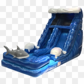 Shark Water Slide 18" - Inflatable, HD Png Download - waterslide png