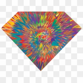 Triangle,psychedelic Art,orange - Triangle, HD Png Download - 3d diamond png
