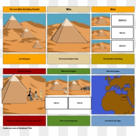 Diagram, HD Png Download - egyptian pyramid png