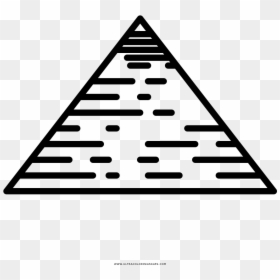 Egyptian Pyramid Coloring Page - Black Return Product Icon, HD Png Download - egyptian pyramid png