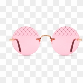 Sunglasses - Circle, HD Png Download - pink sunglasses png