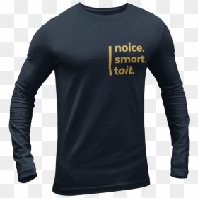 Long-sleeved T-shirt, HD Png Download - noice png