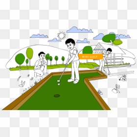 Transparent Mini Golf Clipart - Kankaria Lake Drawing, HD Png Download - mini golf png