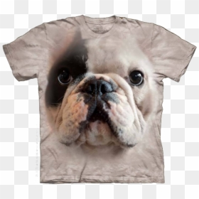 French Bulldog Face Shirt, HD Png Download - bulldog face png