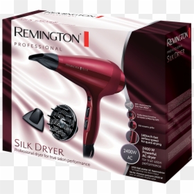 Transparent Hairdryer Png - Remington Silk Dryer Professional, Png Download - hairdryer png