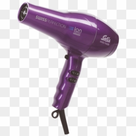 Transparent Hairdryer Png - Solis Swiss Perfection Ion, Png Download - hairdryer png