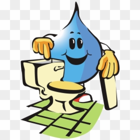 Save Water Clipart - Water Conservation Clipart, HD Png Download - blue water png