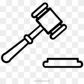 Clip Art Mallet Judge Painting Transprent - Gavel Drawing, HD Png Download - gavel.png