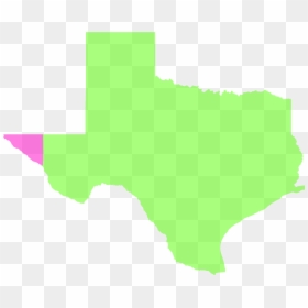 Texas Time Zone Map - Texas Map, HD Png Download - texas clipart png