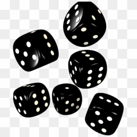 Dice Png - Black & White Dice Game Png, Transparent Png - white dice png