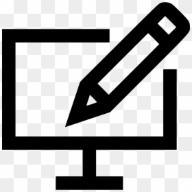 Pencil Write Lcd Screen Pc - Write Pc Icon Png, Transparent Png - lcd png