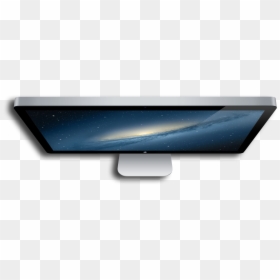 Transparent Tv Top View Png - Lcd Computer Top View, Png Download - lcd png