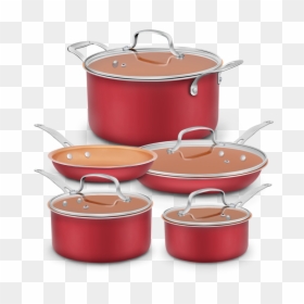 Dealz Frenzy Aluminum Infused Copper Ceramic Non Stick - Cookware And Bakeware, HD Png Download - kitchen utensils png