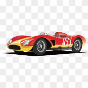 Transparent Formula One Car Clipart - Clipart Race Car, HD Png Download - red sports car png