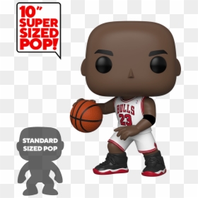 Pop Michael Jordan - Michael Jordan 10in Pop, HD Png Download - basketball player dunking png