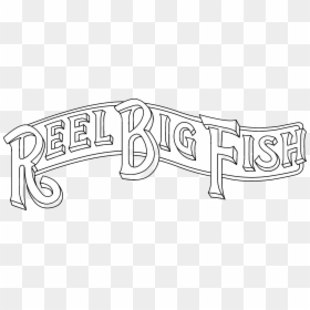 Reel Big Fish Logo, HD Png Download - fish black and white png