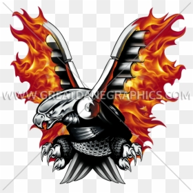 Eagle Chrome, HD Png Download - cartoon eagle png