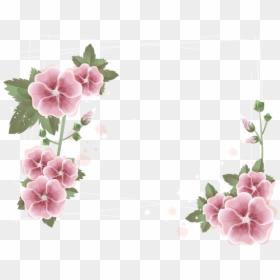 Arboles Y Flores Png - Imagenes De Flores Para Marcos, Transparent Png - pink flowers border png