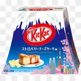 Kit Kat Mount Fuji Strawberry Cheesecake Flavor - Kit Kat Strawberry Cheesecake, HD Png Download - mount fuji png