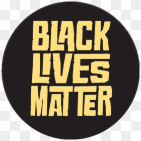Black Lives Matter Button - Circle, HD Png Download - black subscribe button png