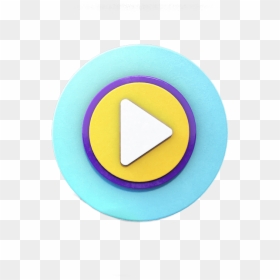 Big Base Camp Backstage Play Icon - Circle, HD Png Download - play icon png transparent