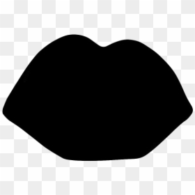Black Lips Kiss Png Transparent Background - Heart, Png Download - lips kiss png