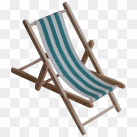 Deckchair Garden Furniture Chaise Longue - Transparent Background Beach Chair Png, Png Download - outdoor furniture png