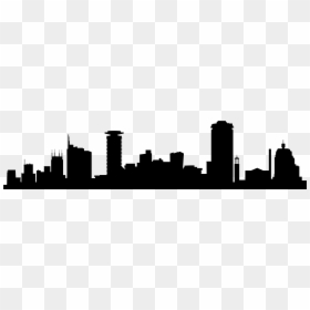 Transparent City Skyline Clip Art - Transparent Background City Silhouette Png, Png Download - new york city skyline silhouette png