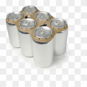 6 Pack Can Carrier Cardboard, HD Png Download - soda cans png