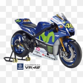 Valentino Rossi"s Model Yamaha Yzr-m1 Bike - Valentino Rossi Bike Model, HD Png Download - yamaha png
