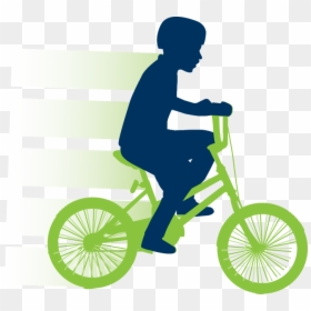Transparent Riding Bike Png - People Ride Bicycle Icon, Png Download - riding bicycle png