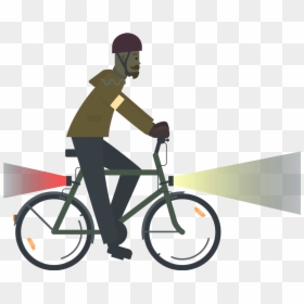 Bicycle, HD Png Download - riding bicycle png