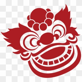 Transparent Lion Head Png - Chinese New Year Icon, Png Download - lion .png