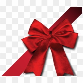 Christmas Ribbon Png Transparent Images - Red Christmas Bow Png, Png Download - red ribbon png transparent
