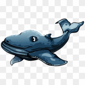 Sea Animals, Animals, Whale - Sperm Whale, HD Png Download - cartoon whale png