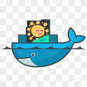 Dockerizing The Steem Fossbot - Container Technology, HD Png Download - cartoon whale png