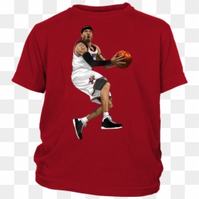 Retro Allen Iverson Youth Shirt - Basketball Moves, HD Png Download - sassy png